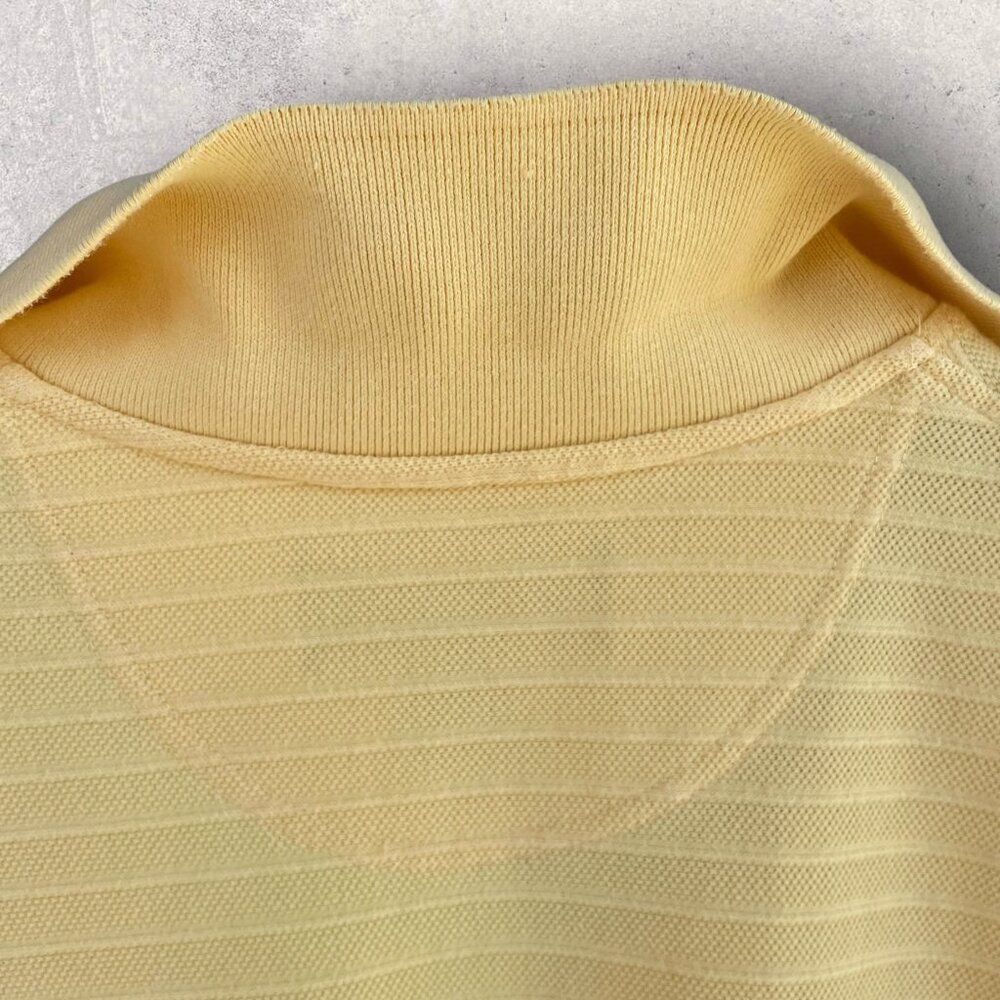 Consensus Sportswear Mens Yellow 3 Button Collared Short Sleeve Polo Size XL - Picture 8 of 8